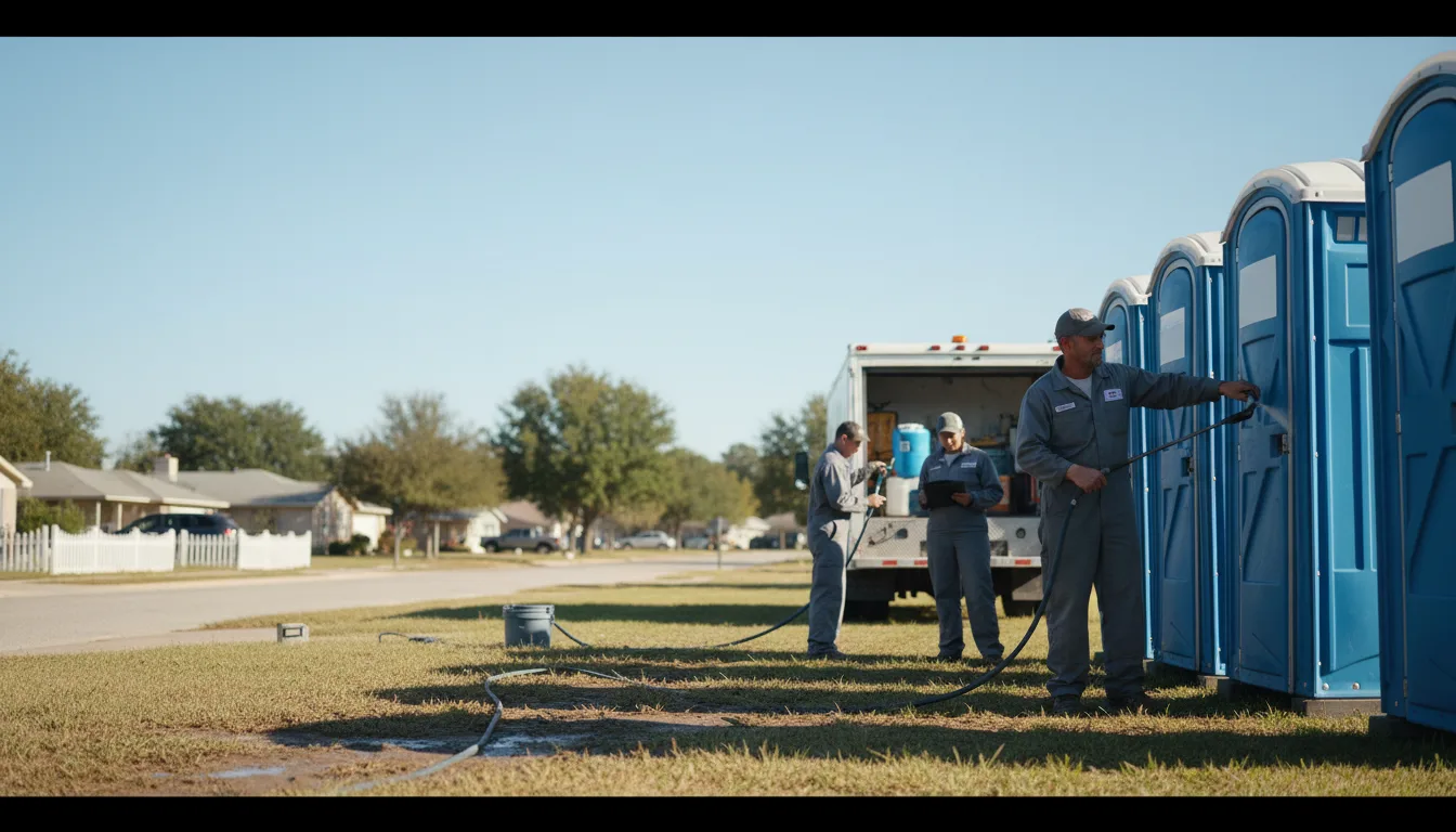 Long-Term Portable Toilet Rental in Columbia, IA near me